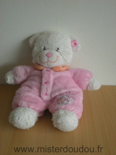 Ours Rose blanc Tex