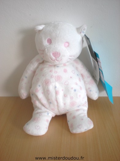 Tout compte fait Ours Blanc motifs coeur étoiles - Neuf