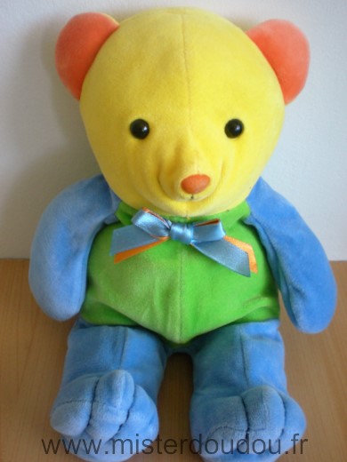 Toys r us Ours Vert bleu jaune - Très bon état