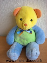 Toys r us Ours Vert bleu jaune orange - Très bon état