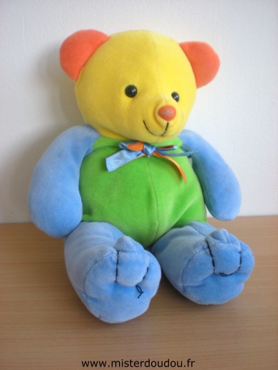 Toys r us Ours Vert bleu jaune orange - Très bon état
