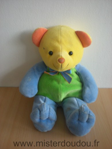 Toys r us Ours Vert bleu jaune orange - Très bon état
