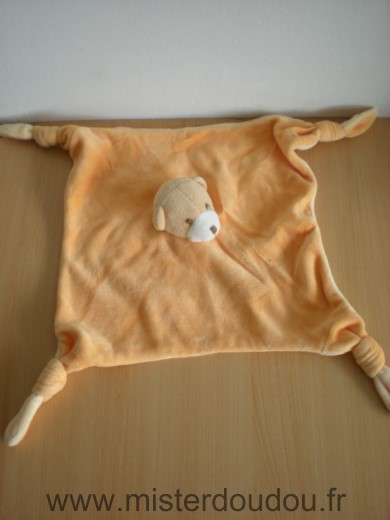 Marque Inconnue Ours Orange dessus jaune dessous - Très bon état