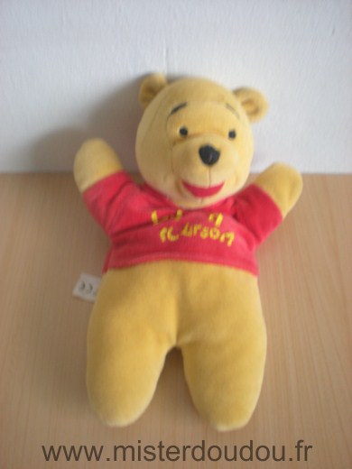 Ours Winnie jaune tshirt rouge Marque Inconnue