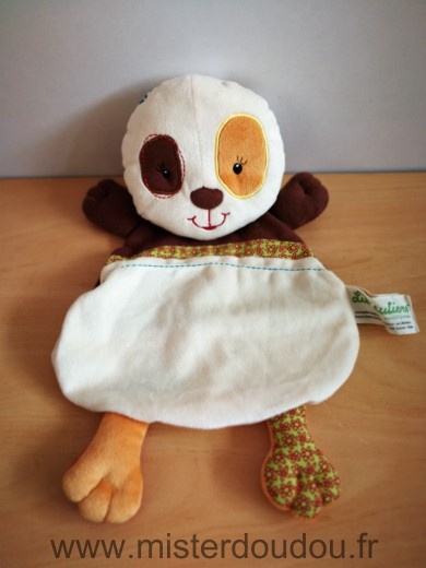 Lilliputiens Panda Clara ecru marron orange - Très bon état