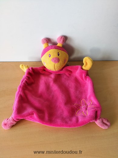 Babyclub Papillon Rose jaune fleur - Très bon état