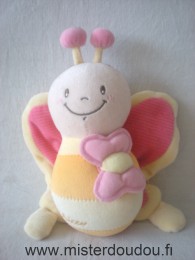 Chicco Papillon Jaune orange rose - Très bon état