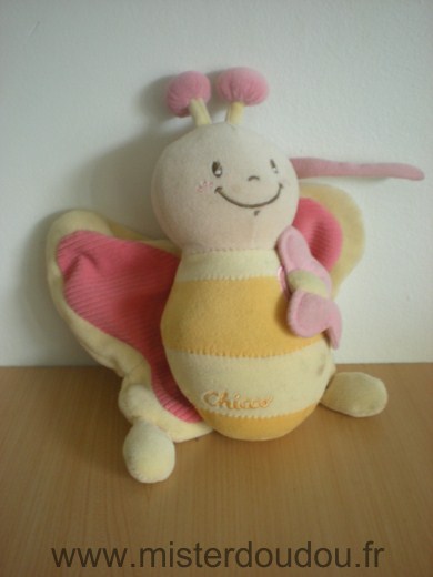 Chicco Papillon Rose jaune - Très bon état