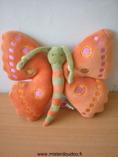 Marese Papillon Orange vert - Neuf