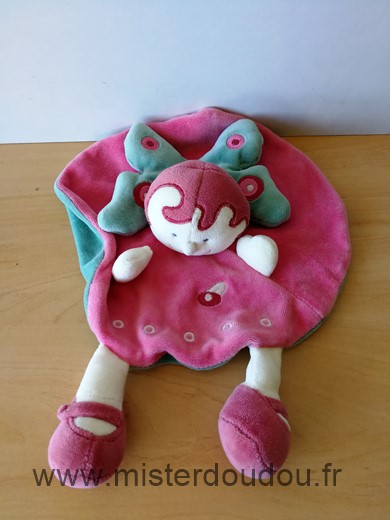 Prémaman Papillon Fille rose bleu - Très bon état