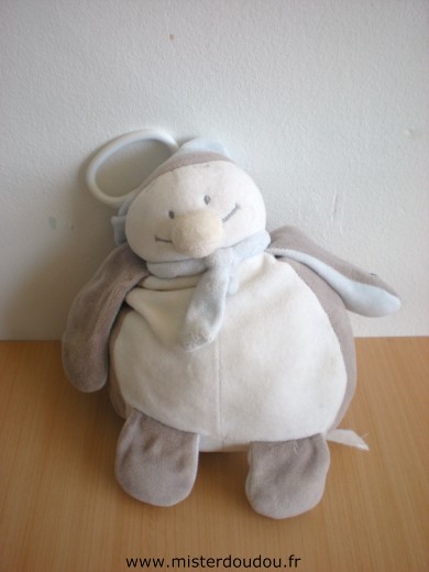Bengy Pingouin Blanc gris bleu - Etat moyen
