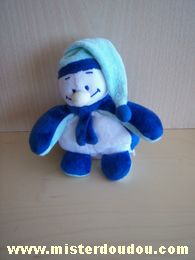 Noukie s Pingouin Bleu blanc bleu turquoize - Très bon état