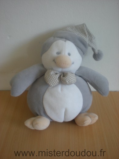 Priscilla larsen Pingouin Gris blanc - Très bon état