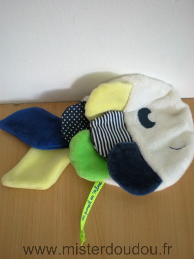 Du pareil au même Poisson Blanc vert bleu jaune - Très bon état