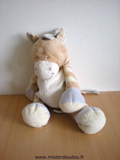 Poney Beige bleu Bengy