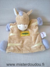 Bengy Poney Marron écru jaune mauve - Très bon état