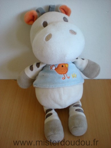 Creativtoys Poney Beige pull bleu motif oiseau - Très bon état
