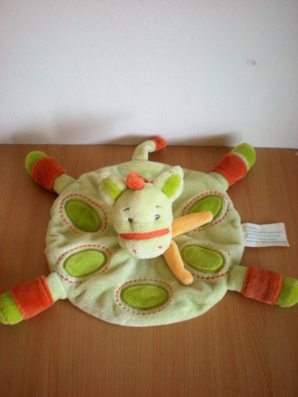 Kimbaloo Poney Rond vert orange - Très bon état