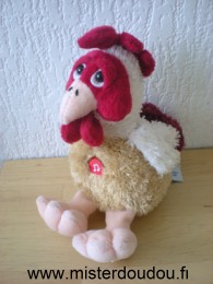 Gipsy Poule Beige blanc rouge - Très bon état