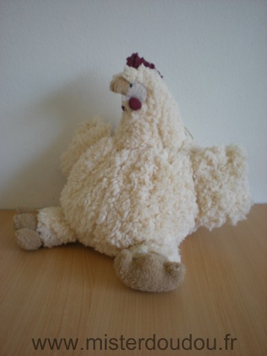Orchestra Poule Beige crete rouge maison du monde - Très bon état
