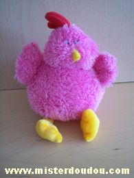 Planet pluch Poule Rose - Très bon état
