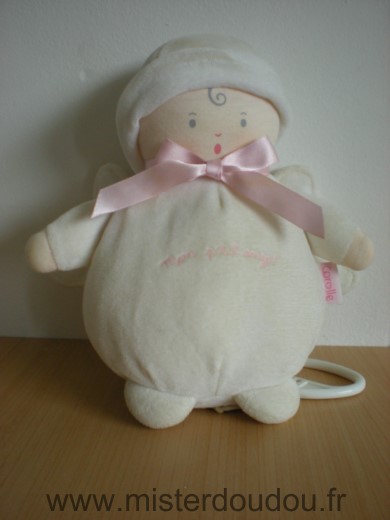 Corolle Poupée Ange blanc ruban rose mon petit ange - Bon état