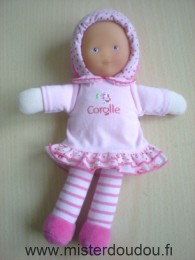 Poupée Robe rose jambes rayées rose Corolle