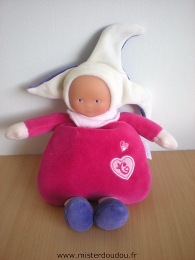 Poupée Rose fushia violet blanc Corolle