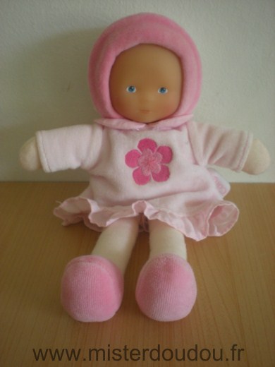 Corolle Poupée Rose rose fleur rose - Très bon état