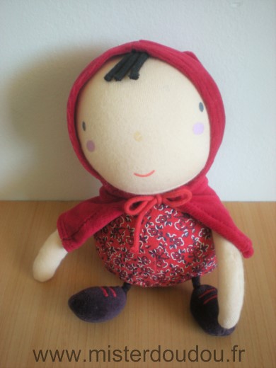 Du pareil au même Poupée Chaperon rouge cape rouge - Très bon état