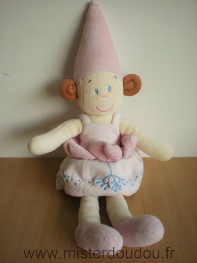 Kiabi baby Poupée Fee robe rose - Très bon état