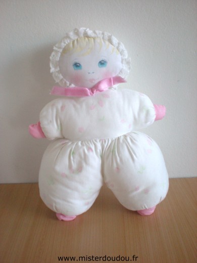 Mundia Poupée Blanc rose - Très bon état