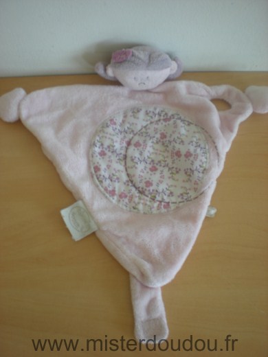Noukie s Poupée Fille kenza rose motifs fleurs - Très bon état