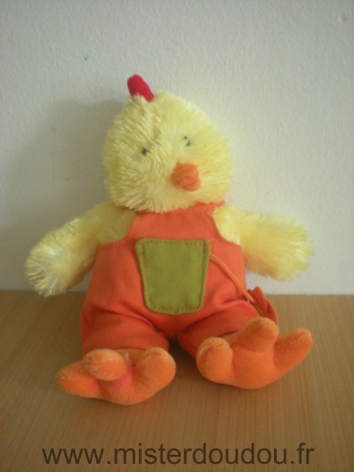 Gipsy Poussin Jaune salopette orange - Très bon état
