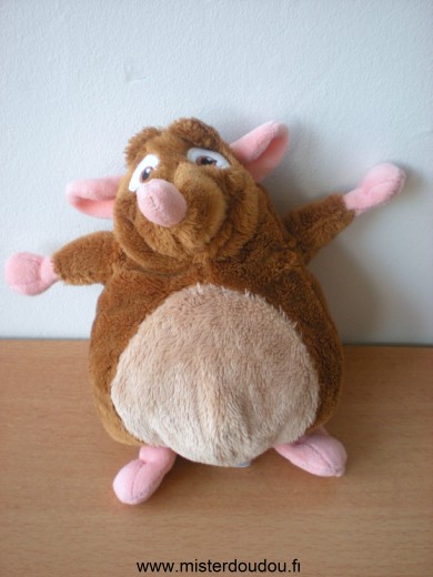 Disney Rat Marron rose, ratatouille - Très bon état