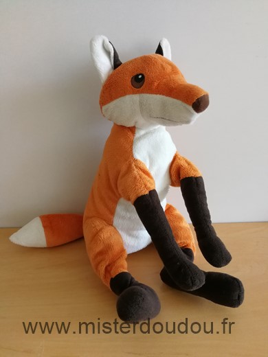 Ikéa Renard Orange blanc marron - Très bon état