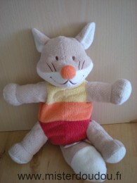 Renard Beige rouge orange jaune Kiabi baby