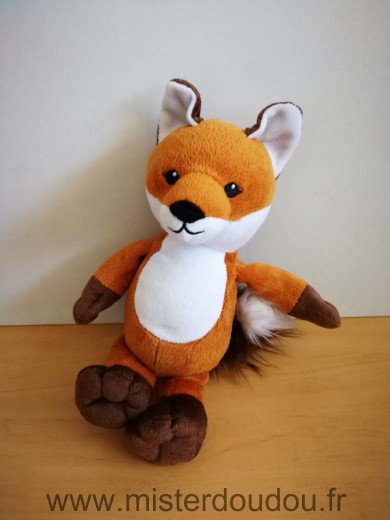 Kinder Renard Roux marron blanc - Très bon état