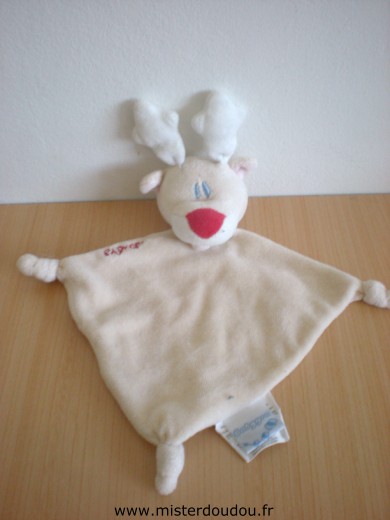 Babygro Renne Triangle beige nez rouge - Très bon état