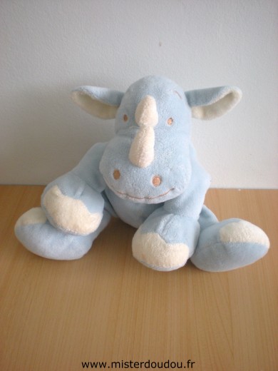 Kiabi baby Rhinocéros Bleu blanc - Très bon état