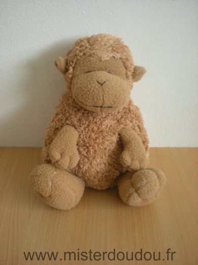 Doudou et compagnie Singe Marron - Très bon état