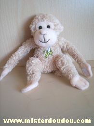 Gipsy Singe Beige avec banane sur le ventre - Etat moyen