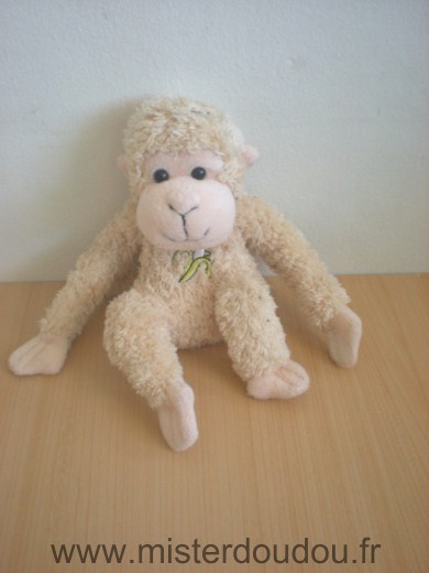 Gipsy Singe Beige motif banane - Bon état