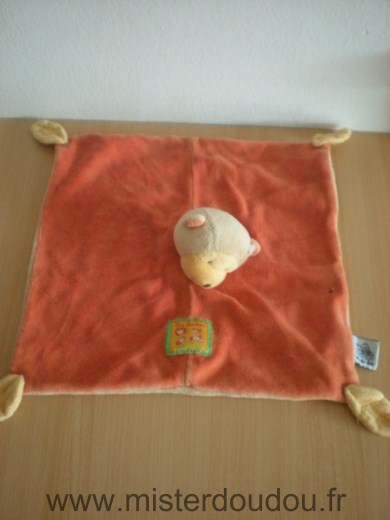 Moulin roty Singe Orange beige - Bon état