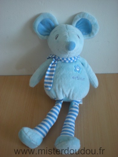Souris Arthur bleu Arthur et lola