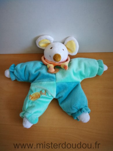 Baby nat Souris Bleu col orange - Très bon état
