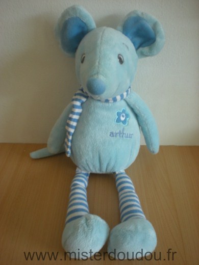 Bébisol Souris Bleu arthur de arthur et lola - Très bon état