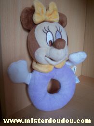 Disney Souris Mauve orange - Très bon état