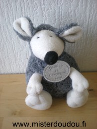 Souris Gris blanc Doudou et compagnie