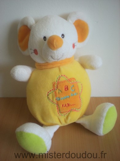 Gifi Souris Jaune blanc a b c - Très bon état